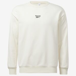 Women’s Reebok White Crewneck Sweater